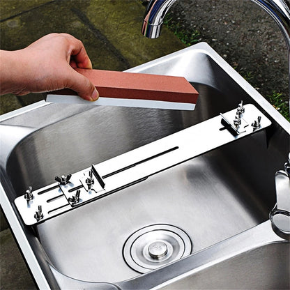 Supporto per pietra da affilatura