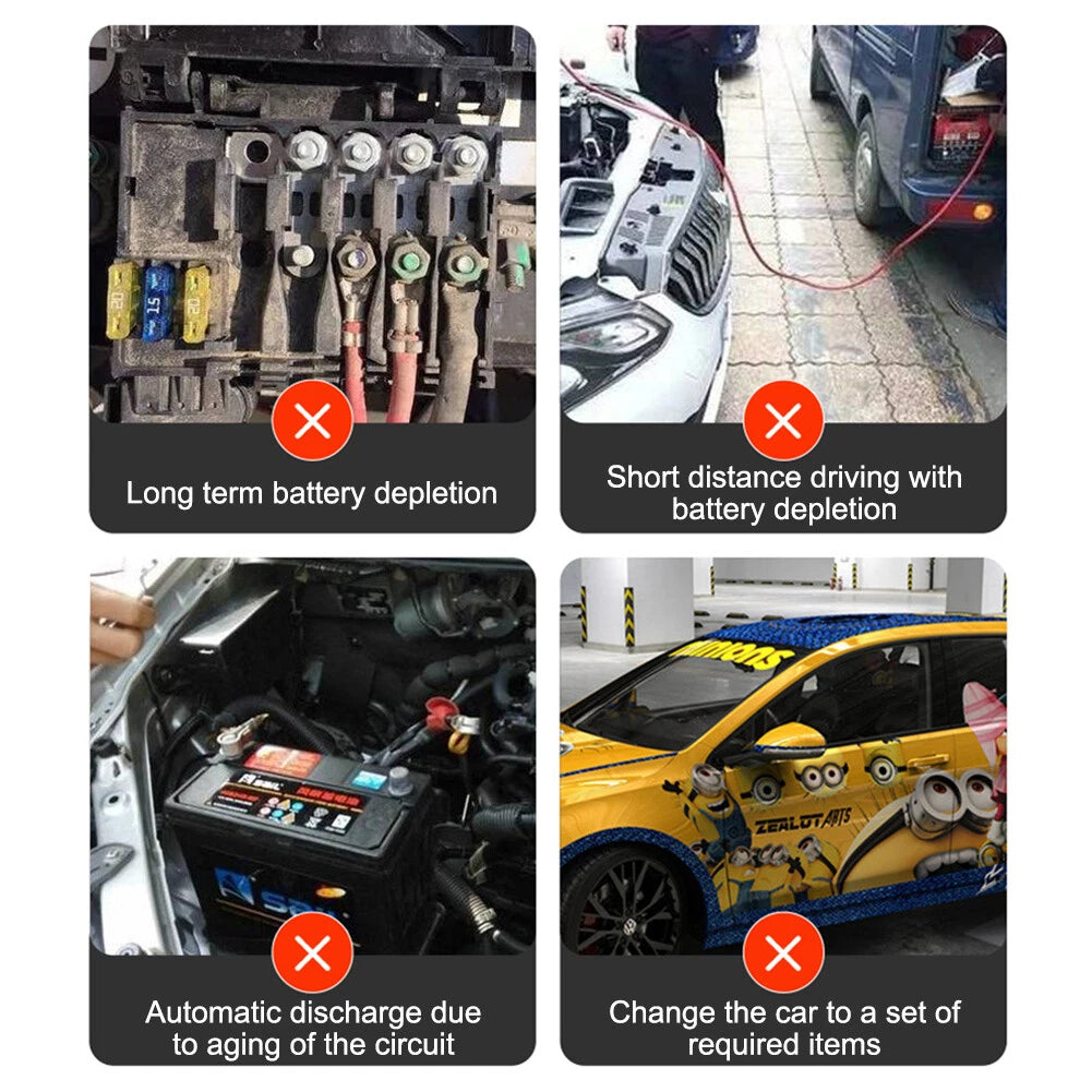 Staccabatteria per auto