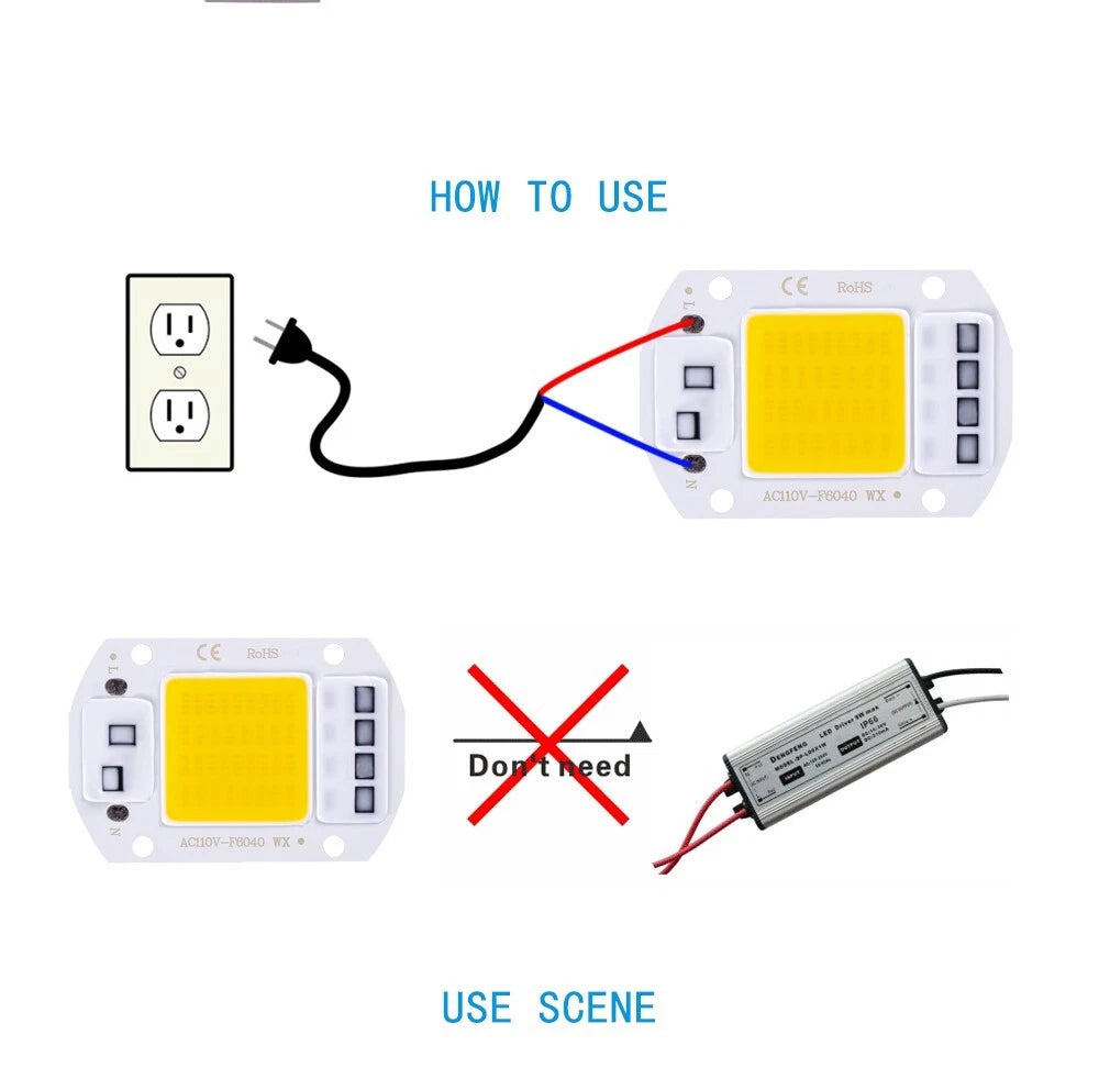 Chip LED COB integrato intelligente
