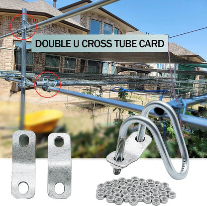 Morsetto a doppia U in acciaio inox