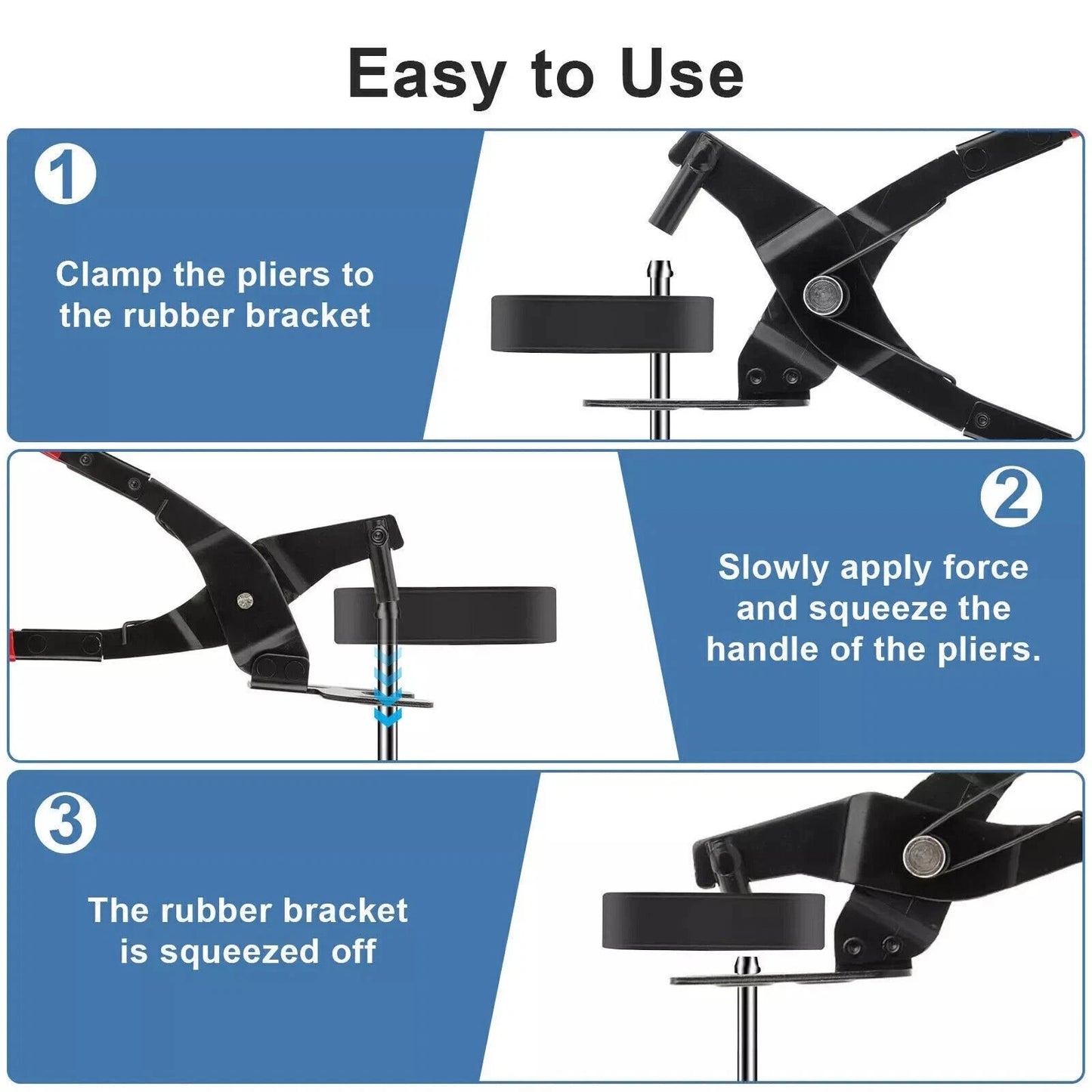 Pinza per supporti del silenziatore