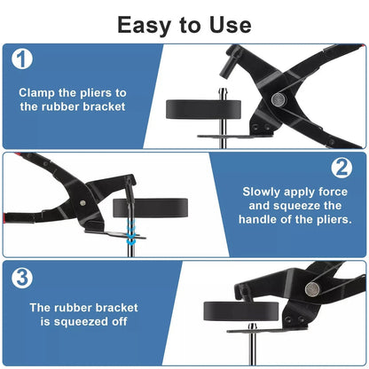 Pinza per supporti del silenziatore