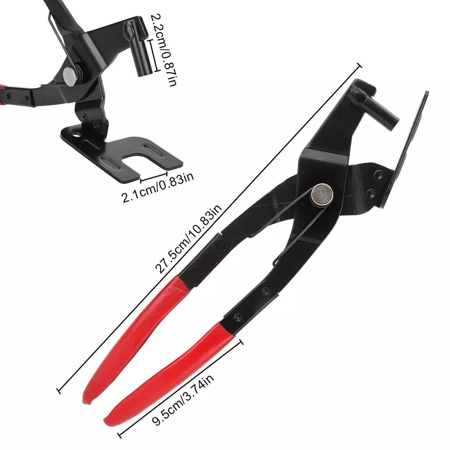 Pinza per supporti del silenziatore