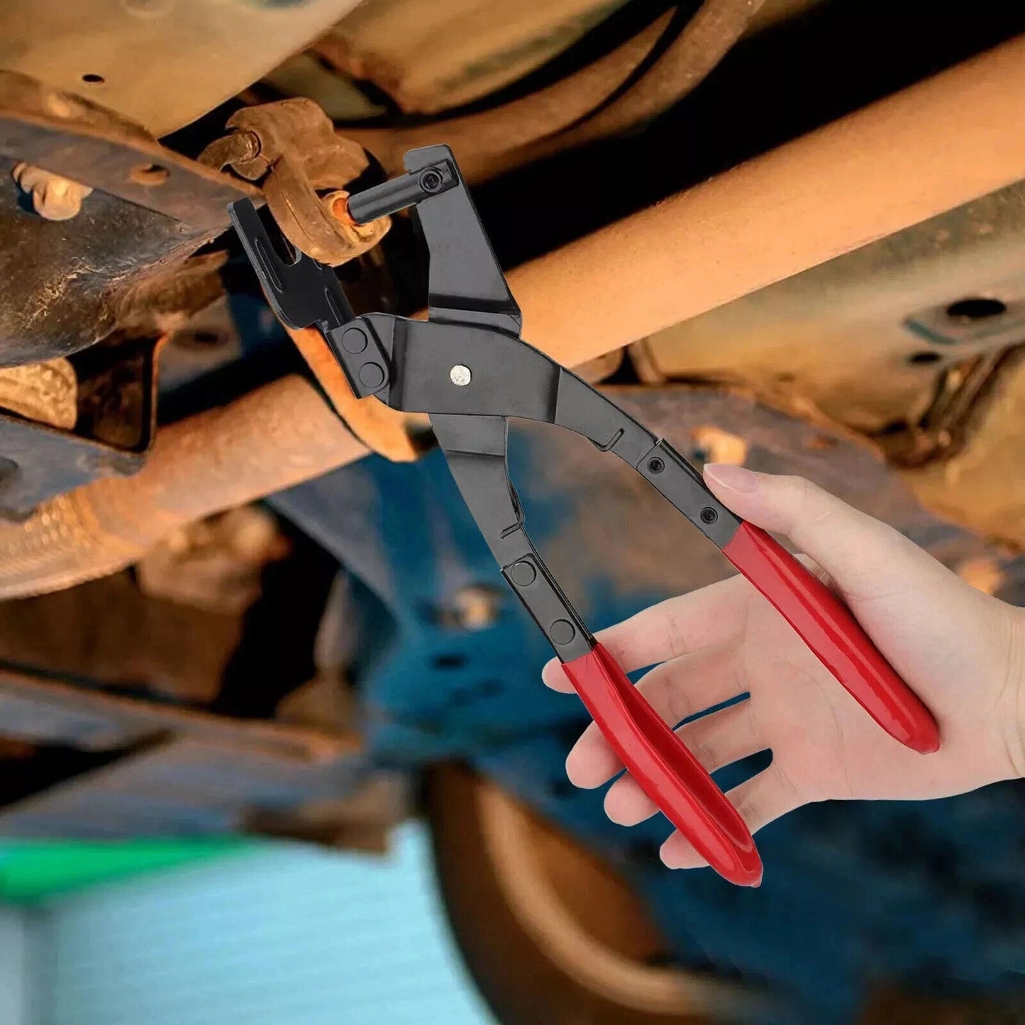 Pinza per supporti del silenziatore