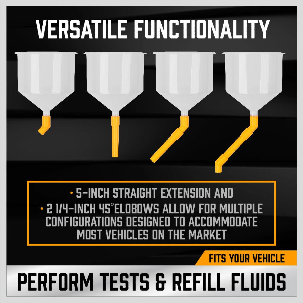 Kit di imbuti per olio automobilistico