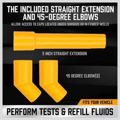 Kit di imbuti per olio automobilistico