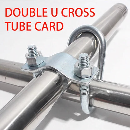 Morsetto a doppia U in acciaio inox