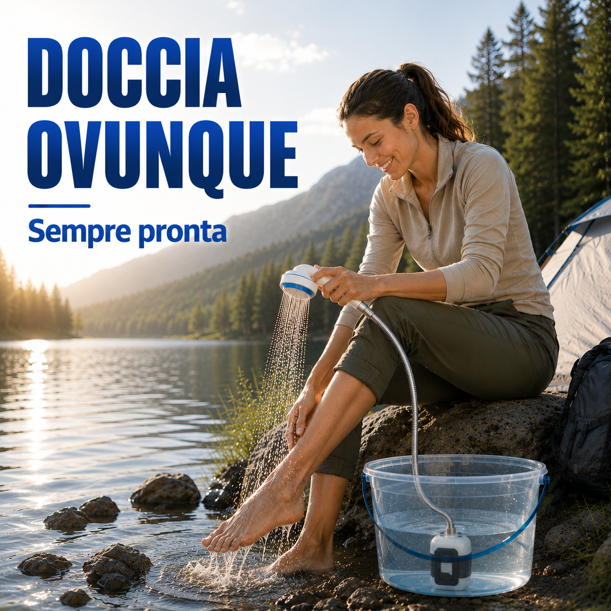 Doccia Portatile USB da Campeggio