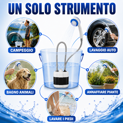 Doccia Portatile USB da Campeggio