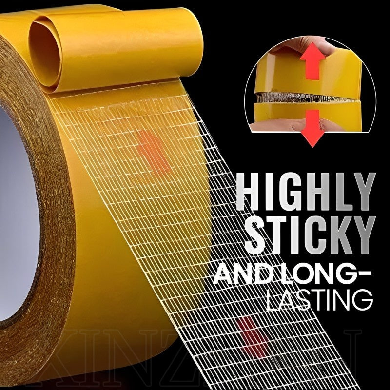 Nastro biadesivo a rete con forte adesivo