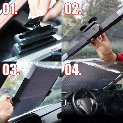 Tenda Parasole Retrattile per Auto