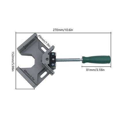 Morsetto angolare a 90° robusto