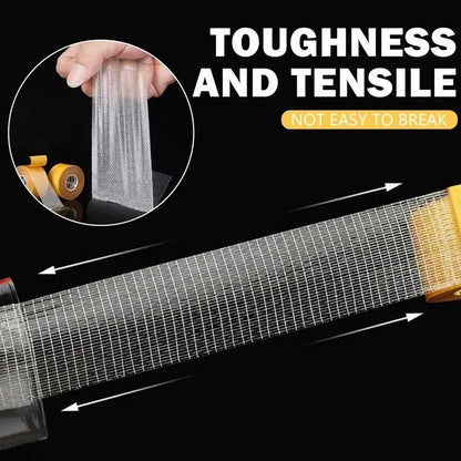 Nastro biadesivo a rete con forte adesivo