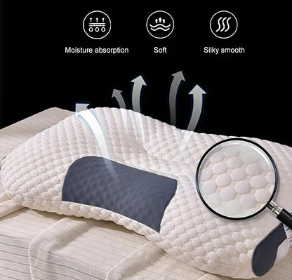 Cuscino cervicale massaggiante in maglia