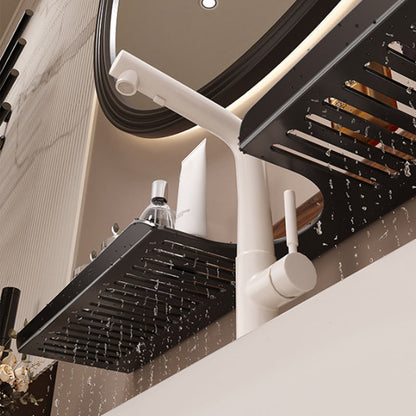 Mensola in legno di noce con ventosa