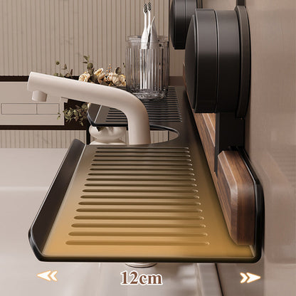 Mensola in legno di noce con ventosa