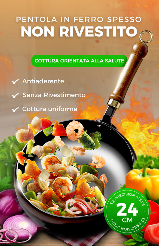 🔥 Vendita calda 30% di sconto🔥 Pentola in Ferro Spesso Non Rivestito