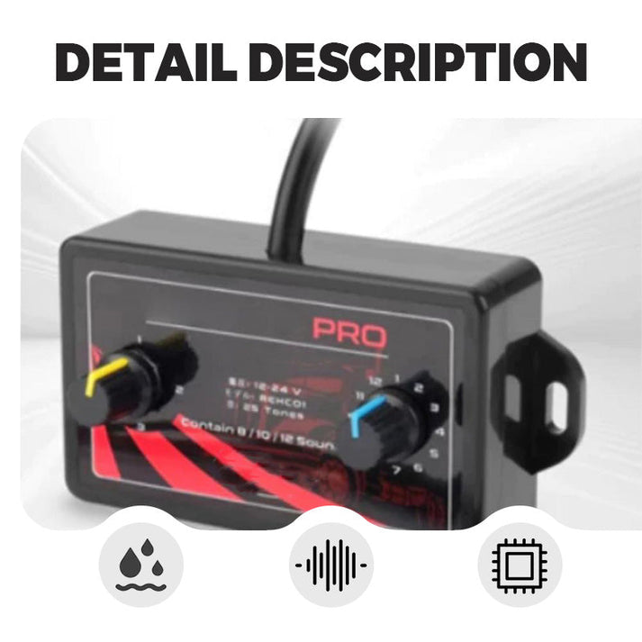 Unità di controllo clacson a 25 suoni multitonali