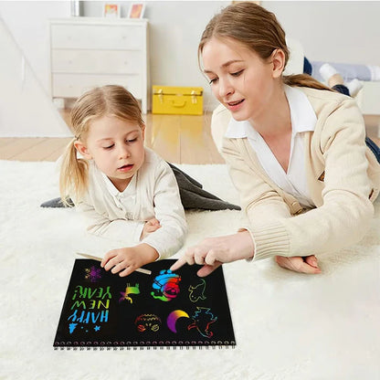 Libro Creativo Arcobaleno da Grattare