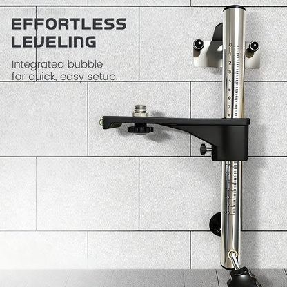 Staffa di montaggio a parete per livella laser