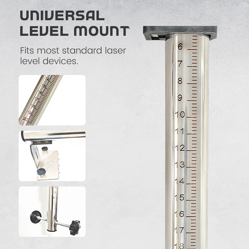 Staffa Regolabile per Livella Laser da Parete