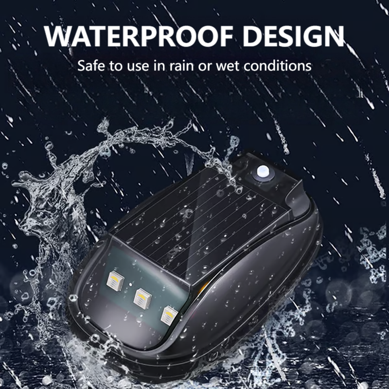 Luce solare da tetto per auto con telecomando