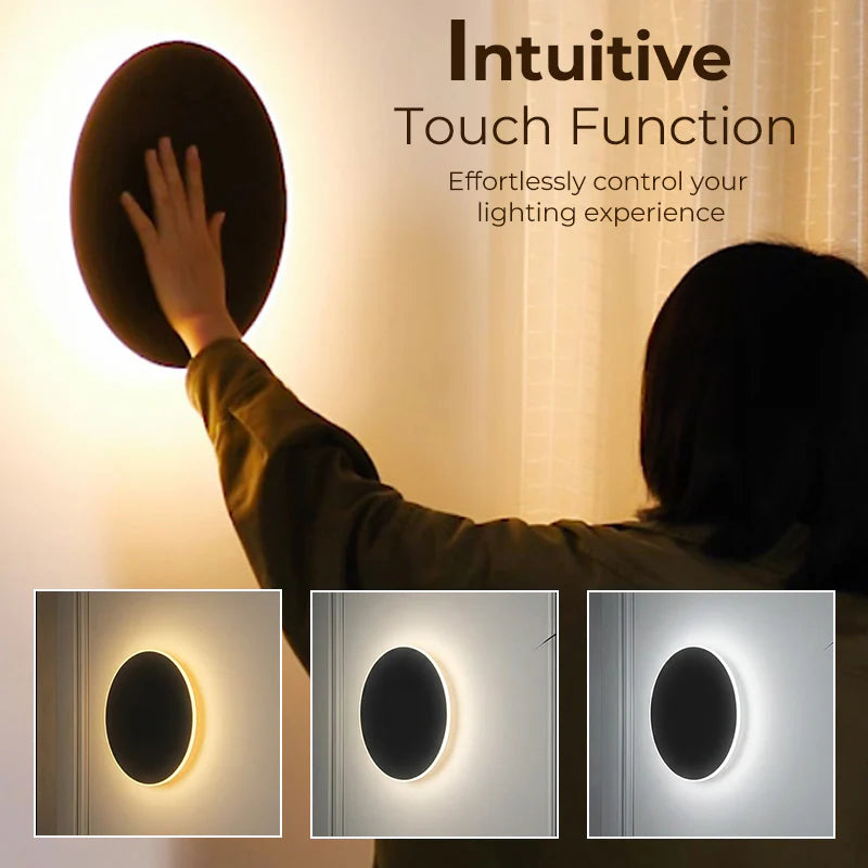 Applique da parete rotonde a LED moderne