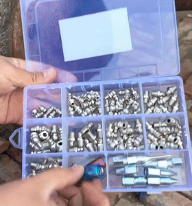 Kit di raccordi per grasso metrici