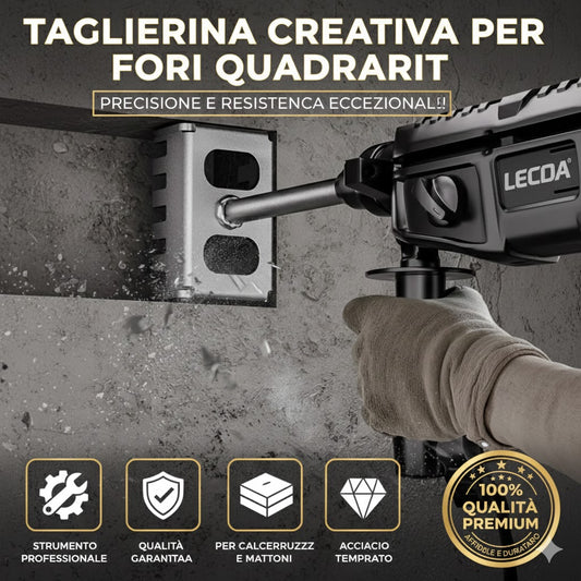 Tagliatore Creativo per Fori Quadrati