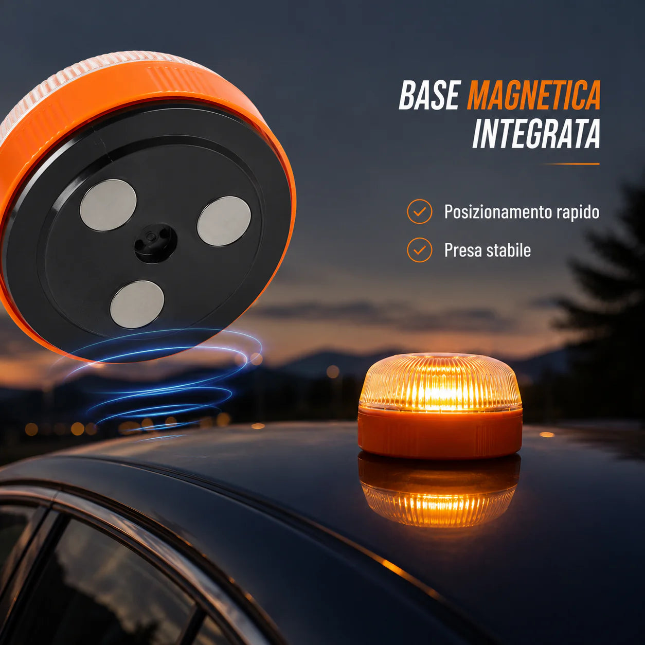 Luce di emergenza LED magnetica ⚡️