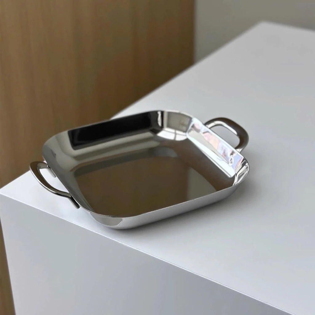 Piatto per Snack in Acciaio inox
