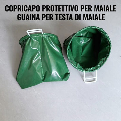 Cappuccio conico per spostamento e cattura suini