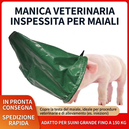 Cappuccio conico per spostamento e cattura suini