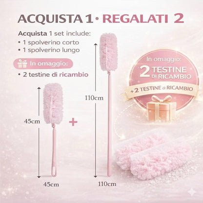 Spazzola Antipolvere Elettrostatica Pieghevole