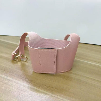 Portabicchiere a Tracolla in Pelle PU 🛍️☕